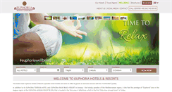 Desktop Screenshot of euphoriahotels.com